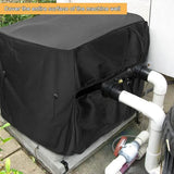 Pool Heater Cover 8 Drawstrings Outdoor Furniture Protective Covers For Pool Heat Pump 39.7 X 33.8 X 30.7 Inch Outdoor Furniture