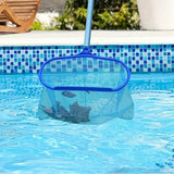 Pool Skimmer Net Telescopic Aluminum Pole Fruit Picker With Medium Fine Mesh Cleaning Net Equipment for Ponds Fish Tank Fountain