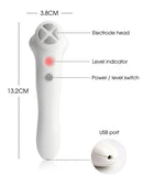 Portable 2-in-1 Eye Massager Vibrator RF EMS Micro Current Facial Massager Dark circles corrector Eye Bags Removal Anti Aging
