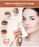 Portable 2-in-1 Eye Massager Vibrator RF EMS Micro Current Facial Massager Dark circles corrector Eye Bags Removal Anti Aging