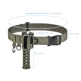 Portable Belt Rod Holder Fishing Gear Tackles Accessories Adjustable Waist Fishing Rod Holder Fishing Rod Pole Inserter