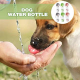 Portable Dog Water Bottle 400ML Portable Bottle Bowl For Outdoor Dog Feeders Pet's Drinking Accessories For Picnicing Traveling