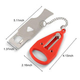 Portable Door Lock Metal Security Lock Burglar Alarm Door Lock For Home Room Travel Accommodation Hotel Apartment