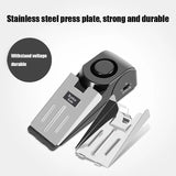 Portable Door Stop Alarm Anti-theft Wireless Security System Door Stopper Block Alarm For Home Hotel Dormitory Safety