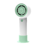Portable Fan Small Desk Fan USB Rechargeable Mute Fan Handheld 3 Wind Speed Adjustable For Outdoor Indoor Commute Office Travel