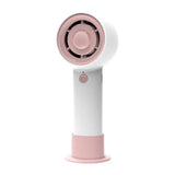 Portable Fan Small Desk Fan USB Rechargeable Mute Fan Handheld 3 Wind Speed Adjustable For Outdoor Indoor Commute Office Travel