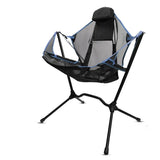 Portable Folding Caluminum Alloy Chair Outdoor Sports Bbq Camping Leisure Beach Fishing Garden Working Rocking Equipment Stool