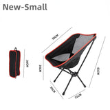 Portable Folding Camping Chair Outdoor Moon Chair Collapsible Foot Stool for Hiking Picnic Fishing Chairs Seat Tools