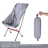 Portable Folding Chair Outdoor Camping Chairs Oxford Cloth Ultralight For Travel Beach BBQ Hiking Picnic Seat Fishing Tools