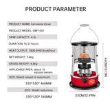 Portable Kerosene Stove Heater Handheld Camping Warming Heaters Winter Outdoor Picnic Stove Ice Fishing Household Indoor Warmer