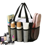 Portable Mesh Toiletries Storage Bag Summer Beach Towels Toy Bath Tote Pouch Quick Dry Underwear Slippers Shower Caddy Organizer