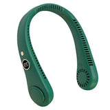 Portable Neck Fan Small Hands-Free Fan USB Powered Cooling Fans 5 Wind Speed For Men Women Travel Hiking Cycling Outdoors