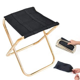 Portable Small Folding Stool Camping Stool Mini Size Mortable Stool for Travel Camping Hiking Fishing Gardening with Carry Bag