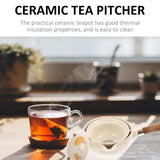 Portable Travel Tea Set Portable Gongfu Rotatable Ceramic Teapot Outdoor Tea Accessories For Elegant Atmosphere For Restaurants