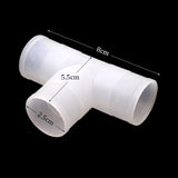 Poultry Rabbit Water Drinker Pipe Diameter 25mm Water Tank Changeover Joint Pipe Chicken Quail Pigeon Poultry Farming Nipple