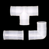 Poultry Rabbit Water Drinker Pipe Diameter 25mm Water Tank Changeover Joint Pipe Chicken Quail Pigeon Poultry Farming Nipple