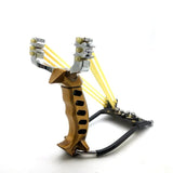 Powerful Slingshot with Wrist Rest Outdoor Hunting Precision All-metal Material Slingshot for Fishing and Ball Outdoor Tools