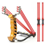 Powerful Slingshot with Wrist Rest Outdoor Hunting Precision All-metal Material Slingshot for Fishing and Ball Outdoor Tools