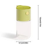Press Salt Dispenser Salt And Pepper Shakers Measuring Seasoning Dispenser Spice Dispenser Accurately Sprinkle 0.5 Grams Salt