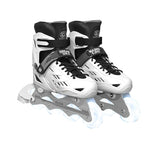 Professional Inline Roller Skates Adult Rollers Skating Shoes Flashing 4 Wheels Sneaker Slalom Speed Free Skating Racing Skates