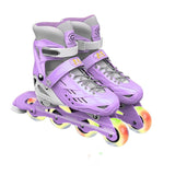 Professional Inline Roller Skates Adult Rollers Skating Shoes Flashing 4 Wheels Sneaker Slalom Speed Free Skating Racing Skates