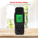 Professional Wood Moisture Meter 2%~70% Digital Vochtige Detector Test Bamboo Paper Spices Chemical Build Materials Hygrometer