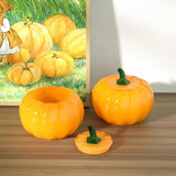 Pumpkin Jar Silicone Resin Mold Halloween Container Mold With Lid Easy Release Pumpkin Hut Storage Candy Box DIY Casting Mold