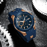REWARD Fashion Mens Wrist Watches with Date Waterproof Chronograph Luminous Sport Quartz Watches for Men