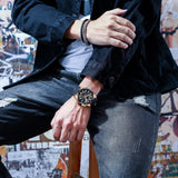 REWARD Hot Quartz Watches for Men Luxury Big Dial Waterproof Chronograph Date Luminous Silicone Band Sport Mens Wrist Watches