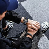 REWARD Hot Quartz Watches for Men Luxury Big Dial Waterproof Chronograph Date Luminous Silicone Band Sport Mens Wrist Watches