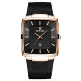 REWARD Square Watch for Men Fashion Business Wrist Watches with SEIKO Movement Date Waterproof Mens Watches Gold Black Blue