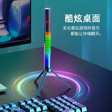 RGB Pickup Lamp Atmosphere Lamp Desktop Audio Voice Control Music 3D Atmosphere Car Colorful Pickup Rhythm Lamp