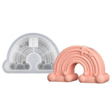 Rainbow Arch Candle Mold Silicone Rainbow Mold For Candles Reusable DIY U Shaped Bridge Geometry Candle Mold For Clay