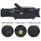 Rechargable Battery 1080p High Definition R7 Infrared Night Vision 5X Digital Zoom 1.5inch Screen for Hunting Night Vision Came