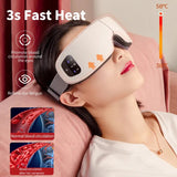 Rechargeable Smart Eye Massager Facial Massage Bluetooth Music Foldable Air Pressure Heating Massage Relaxation