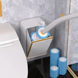 Refillable Toilet Brush Bathroom Bowl Wand With Fragrance Refillable Brush Household Cleaning Brushes For Glass Floor Drain
