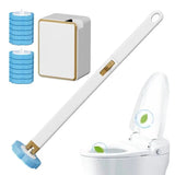 Refillable Toilet Brush Bathroom Bowl Wand With Fragrance Refillable Brush Household Cleaning Brushes For Glass Floor Drain