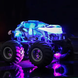 Remote Control Car Off-road Climbing Car Light Spray High Speed Toy Standing Spin Stunt CarThe Best Gift For Child