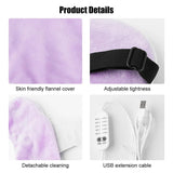Reusable Heated Eye Mask USB Blindfold Steam Sleeping Eye Mask Patch Hot Steam Fatigue Relief Sleep Ant Dark Circles Aging