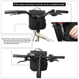 Rhinowalk Bike Handlebar Bag Big Capacity Front Bag with Water Bottle Holder Rain Cover Cycling Multi-Function Shoulder Bag