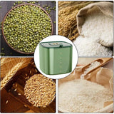 Rice Storage Container Rice Bin Dispenser Cereal Dry Food Rice Bucket Leakproof Rice Storage Tank For Flour Pantry Countertop