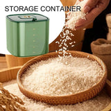 Rice Storage Container Rice Bin Dispenser Cereal Dry Food Rice Bucket Leakproof Rice Storage Tank For Flour Pantry Countertop