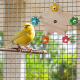 Rotating Bird Perch Toy Swiveling Round Stand Toy Bird Perches Birdcage Accessories For Chickens Hamsters Cockatiels Parakeet