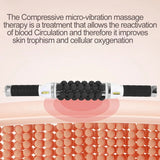Rotating Body Roller Fitness Massager Anti-Cellulite Sliming Machine 7D Rolling Beads Cylinder Therapy Body Contouring Machine