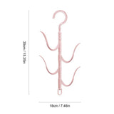Rotating Scarf Hanger 4PCS Hooks Multi-Use Clothes Organizer Home Storage Supplies For Clothes For Laundry Room Bathroom Balcony