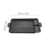Round Frying Pans Nonstick Griddle Pan For Grill Nonstick Portable Griddle Nonstick Stove Top Grill Pan For Meats Fish Steak