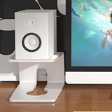 Desktop Speaker Stand Sturdy Metal Non Slip Hollow Design Studio Monitor Stand Studio Speaker Stand Speaker Amplifier Stand