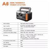 Camping Portable Power Station 1000W 500W 300W 3000W Off Grid Portable Solar Generator Home Emergency Backup Power House