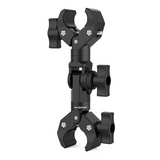 GW-Double Clamp Mount Bracket Magic Arm Clamp For Gopro Insta 360 Camera Monitor Led Light Selfie Stick Motorcycle Bracket
