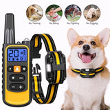 H769 Rechargeable Dog Training Collar Remote Shock/Vibration/Beep/Light, IPX7 Waterproof, 300M Range for Small to Large Dog